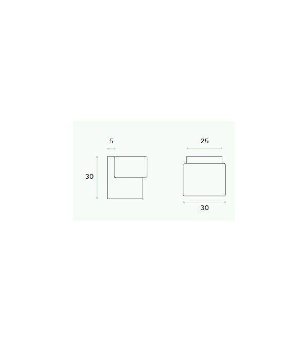 Wall-mounted door support "JNF IN.13.355"