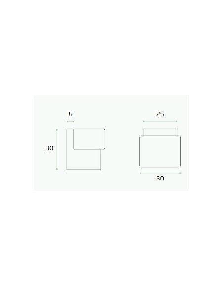 Sieninė durų atramėlė "JNF IN.13.355"