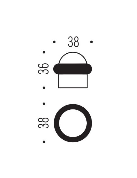 Durų atramėlė "COLOMBO CD 112"
