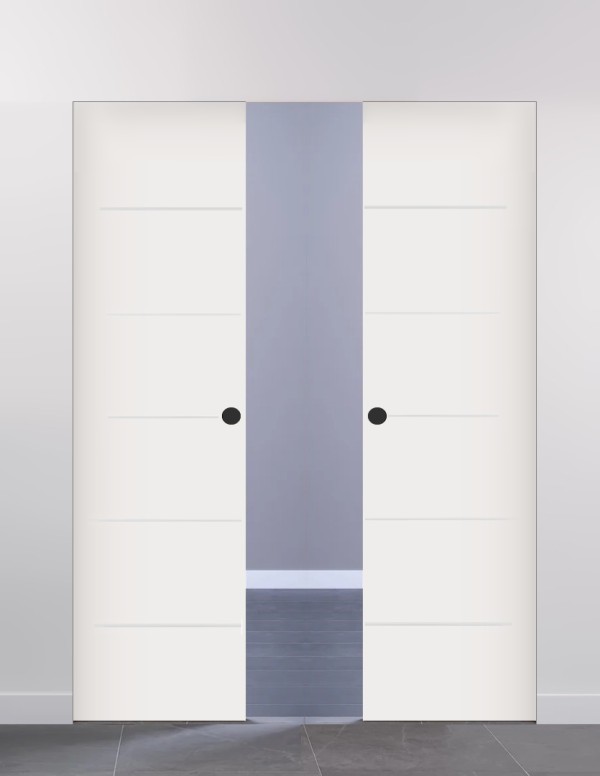 Pocket sliding double doors "SIMPLE 00" ECLISSE