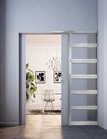 Kasetinės stumdomos dvigubos durys "DECO LUX V00" ECLISSE