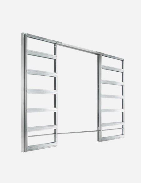 Kasetinės stumdomos dvigubos durys "DECO LUX V00" ECLISSE