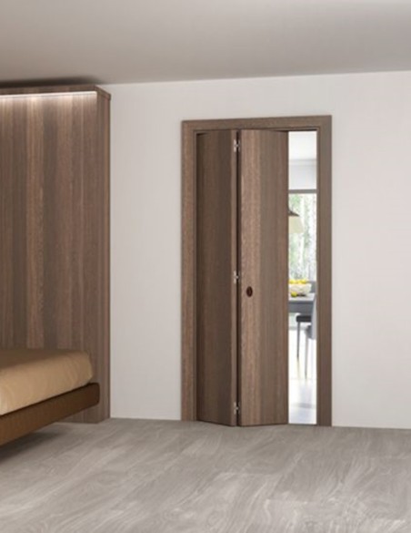 Sulankstomos dvigubos vidaus durys "FOLDING" Laminatas