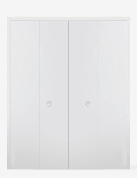 Sulankstomos dvigubos vidaus durys "FOLDING" Laminatas