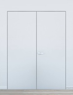 Nematomos dvigubos vidaus durys "HARMONY" 212/213 cm Gruntas