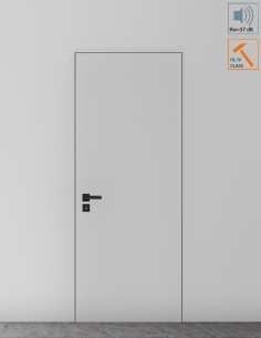 Nematomos įėjimo vidaus durys "HARMONY INVEST" Gruntas