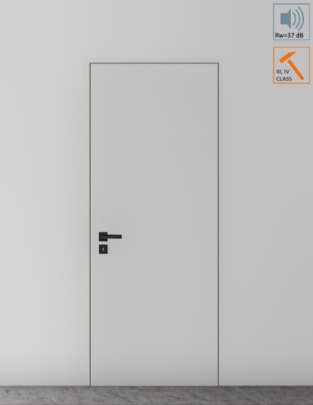 Concealed entrance door "HARMONY INVEST" Primed