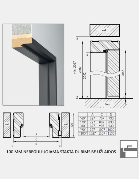 Interior doors "RIVIA 40"